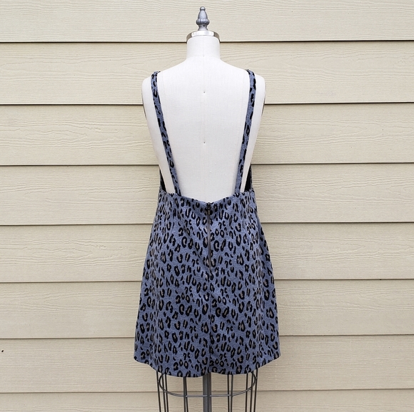 NEW Jolt Gray Cheetah adjustable Strap Dress - Picture 3 of 12